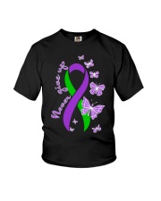 anal-cancer-purple-green-never Youth T-Shirt thumbnail
