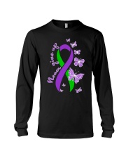 anal-cancer-purple-green-never Long Sleeve Tee thumbnail