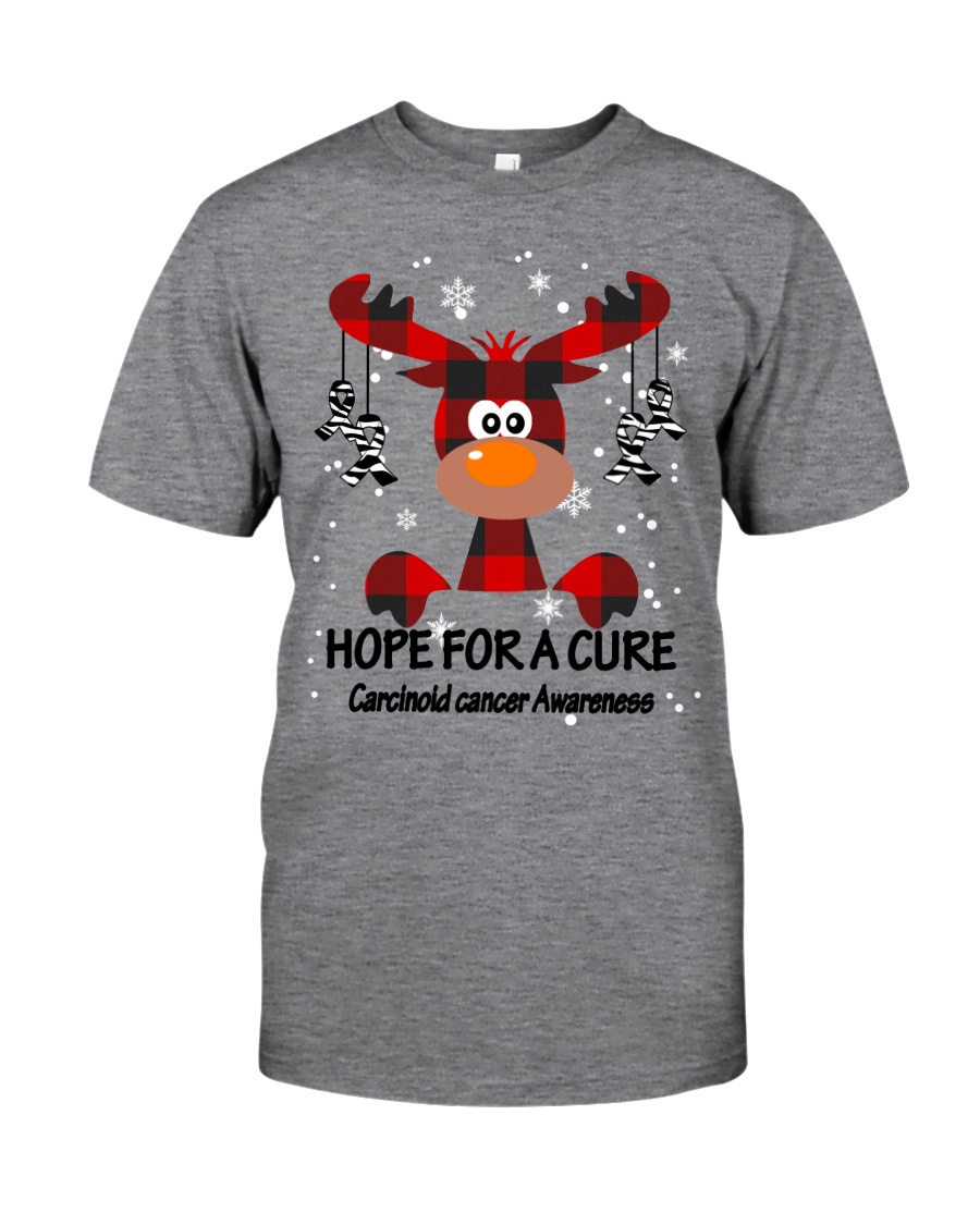 carcinoid-cancer-zebra-stripes-hfac Classic T-Shirt