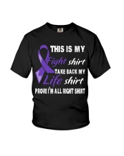 pancreatic-cancer-purple-myshirt Youth T-Shirt thumbnail