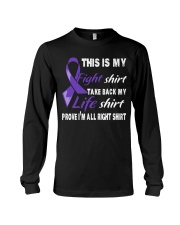 pancreatic-cancer-purple-myshirt Long Sleeve Tee thumbnail
