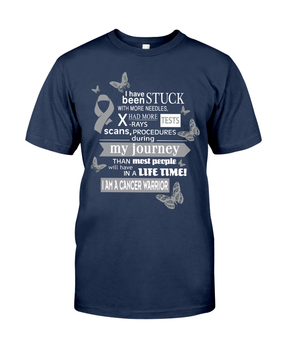 brain-cancer-grey-STUCK Classic T-Shirt
