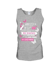 breastlung-cancer-warrior-pink-white-stuck Unisex Tank thumbnail