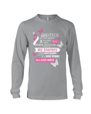 breastlung-cancer-warrior-pink-white-stuck Long Sleeve Tee thumbnail