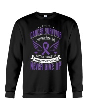 Pancreatic-cancer-purple Crewneck Sweatshirt thumbnail