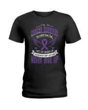 Pancreatic-cancer-purple Ladies T-Shirt thumbnail