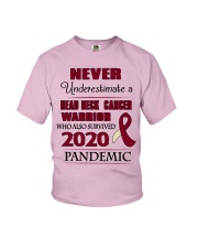 head-neck-cancer-burgundy-ivory-npan Youth T-Shirt thumbnail