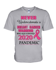 breast-cancer-pink-npan V-Neck T-Shirt thumbnail