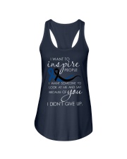 colon cancer and melanoma - inspire Ladies Flowy Tank thumbnail