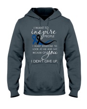 colon cancer and melanoma - inspire Hooded Sweatshirt thumbnail