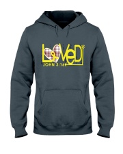 bone-cancer-yellow-loved Hooded Sweatshirt thumbnail