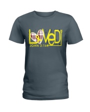 bone-cancer-yellow-loved Ladies T-Shirt thumbnail