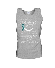 cervical-cancer-teal-white-inspire Unisex Tank thumbnail