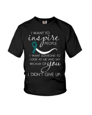 cervical-cancer-teal-white-inspire Youth T-Shirt thumbnail