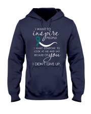 cervical-cancer-teal-white-inspire Hooded Sweatshirt thumbnail