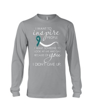 cervical-cancer-teal-white-inspire Long Sleeve Tee thumbnail
