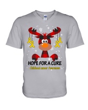 childhood-cancer-gold-hfac V-Neck T-Shirt thumbnail