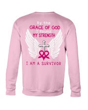 Breast Cancer Awareness - found my strength Crewneck Sweatshirt back