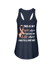 uterine-cancer-peach-myshirt Ladies Flowy Tank thumbnail