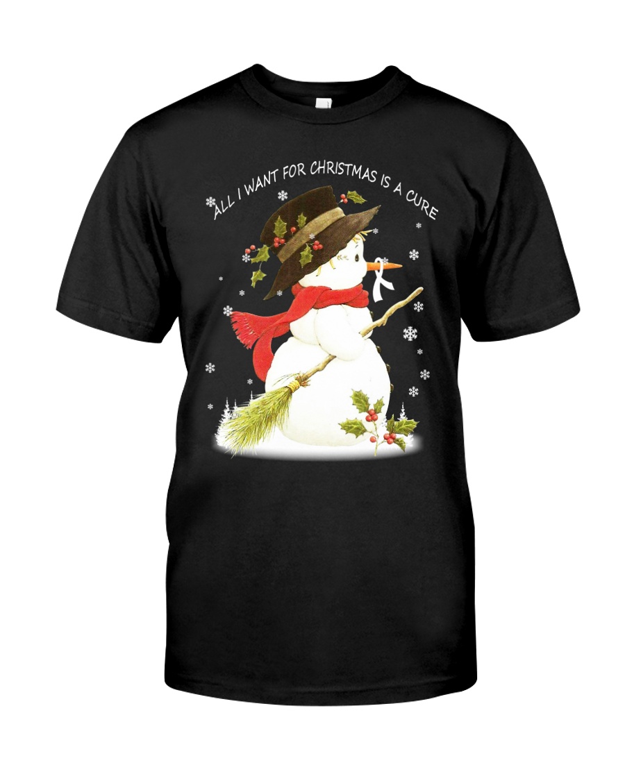 lung-cancer-white-aiwt Classic T-Shirt