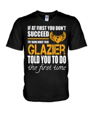 STICKER GLAZIER V-Neck T-Shirt thumbnail