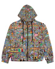 r/place Women's All Over Print Full Zip Hoodie tile