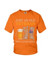 Just An Old Veteran Who Loves Beer Shirt Sweatshirt Hoodie Long Sleeve Tank Top For Veterans - Veteran Birthday Xmas Gift - Size S To 6XL Youth T-Shirt tile