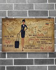 Once You Have Tasted Flight You Will Forever Walk The Earth With Your Eyes Turned Skyward Flight Attendant Poster - No Frame 17x11 24x16 36x24 Inches 17x11 Poster poster-landscape-17x11-lifestyle-18