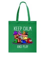 Keep Calm And Play Shirt - Among Us Tote Bag tile