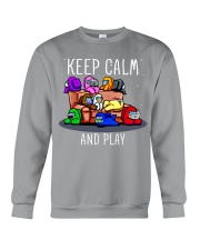 Keep Calm And Play Shirt - Among Us Crewneck Sweatshirt tile