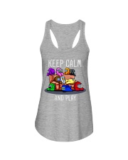 Keep Calm And Play Shirt - Among Us Ladies Flowy Tank tile
