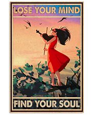 Lose Your Mind Find Your Soul Poster - Violin Playing Girl Poster - Home Decor - No Frame Full Size 11x17 16x24 24x36 Inches 11x17 Poster front