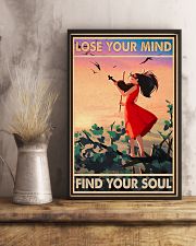 Lose Your Mind Find Your Soul Poster - Violin Playing Girl Poster - Home Decor - No Frame Full Size 11x17 16x24 24x36 Inches 11x17 Poster lifestyle-poster-3