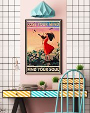 Lose Your Mind Find Your Soul Poster - Violin Playing Girl Poster - Home Decor - No Frame Full Size 11x17 16x24 24x36 Inches 11x17 Poster lifestyle-poster-6