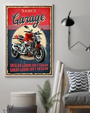 Name's Garage Skilled Labor Isn't Cheap Cheap Labor Isn't Skilled Poster - Name Can Be Customized - Poster For Motorcycle Garages - No Frame 11x17 Poster lifestyle-poster-1