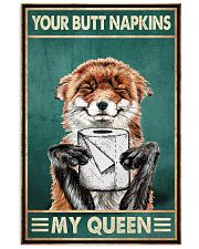 Your Butt Napkins My Queen Poster - Funny Toilet Poster - Bathroom Wall Art Decor - No Frame Full Size 11''x17'' 16''x24'' 24''x36'' 11x17 Poster front