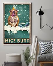 Nice Butt Poster - Dog Funny Bathroom Poster - Bathroom Wall Art Decor - No Frame Full Size 11''x17'' 16''x24'' 24''x36'' 11x17 Poster lifestyle-poster-1