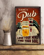 Name's Pub Lose Your Mind Find Your Soul Poster - Name Can Be Customized - Pub Poster - Pub Wall Art Decor-No Frame Full Size 11x17 16x24 24x36 Inches 11x17 Poster lifestyle-poster-3