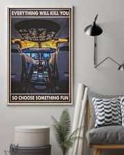 Everything Will Kill You So Choose Something Fun Poster - Pilots Vintage Art Picture - Wall Art Decor-No Frame Full Size 11''x17'' 16''x24'' 24''x36'' 11x17 Poster lifestyle-poster-1