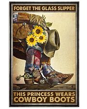 Forget The Glass Slipper This Princess Wears Cowboy Boots Poster - Poster For Cowgirls - Cowgirl Birthday Xmas Gift - Home Wall Decor - No Frame 11x17 Poster front