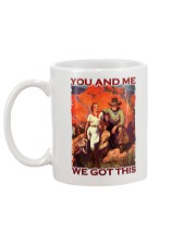 You And Me We Got This Mug - Mug For Cowgirls And Cowboys - Cowgirl And Cowboy Vintage Art Mug back