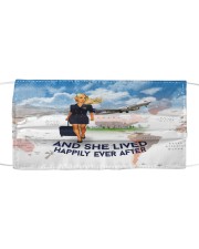 And She Lived Happily Ever After Flight Attendant Mask Cloth face mask front