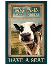 Why Hello Sweet Cheeks Have A Seat Poster - Cow Funny Poster - Home Wall Docor - No Frame Full Size 11''x17'' 16''x24'' 24''x36'' 11x17 Poster front