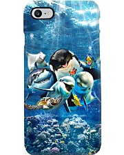 Dolphin Shark Turtle And Fish Phone Case i-phone-8-case