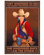 They Whispered To Her You Cannot Withstand The Storm She Whispered Back I Am The Storm Poster - Cowgirl Vintage Art Picture - Wall Art Decor -No Frame 11x17 Poster front
