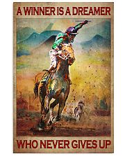 A Winner Is A Dreamer Who Never Gives Up Hore Racing Vintage Art Poster Birthday Christmas Gift 11x17 Poster front