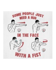 Some People Just Need A Hug In The Face With A Fist Face Mask - Face Mask For Boxers - Boxer Cloth face mask aos-face-mask-coverlet-lifestyle-front-02