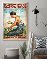 That's What I Do I Garden I Drink And I Know Things Vintage Poster - Gardening Poster - Wall Art - No Frame Full Size 11x17 16x24 24x36 Inches 11x17 Poster lifestyle-poster-1