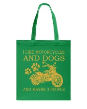 I Like Motorcycle And Dogs And Maybe 3 People Shirt - Shirt For Motorcycle Lovers - Motorcycle Lover Birthday Xmas Gift Tote Bag tile