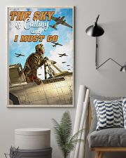 The Sky Is Calling And I Must Go Poster - Pilot Vintage Art Picture - Wall Art Decor - No Frame Full Size 11''x17'' 16''x24'' 24''x36'' 11x17 Poster lifestyle-poster-1